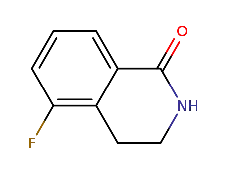 Molecular Structure of 230301-83-4 (5-FLOUORO-3,4-DIHYDRO-1(2H)-ISOQUINOLINONE)