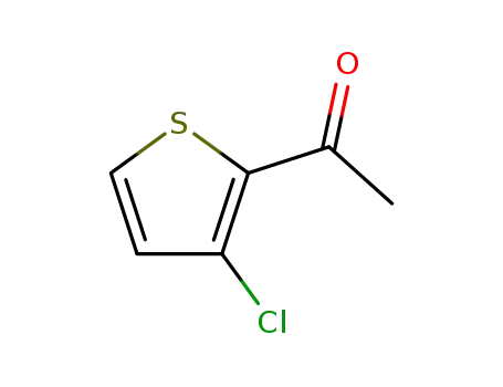 Molecular Structure of 89581-82-8 (2-ACETYL-3-CHLOROTHIOPHENE)