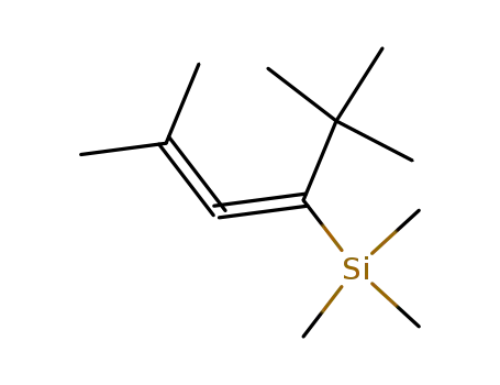 Molecular Structure of 71321-09-0 ((1-tert-Butyl-3-methyl-buta-1,2-dienyl)-trimethyl-silane)