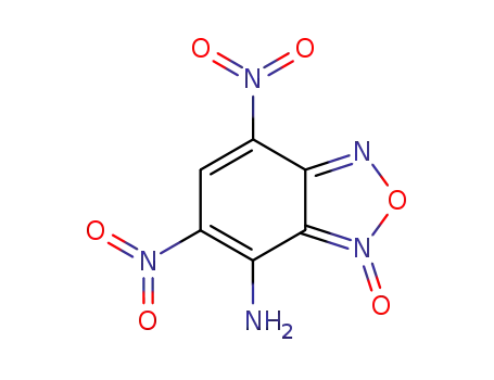 Molecular Structure of 97096-78-1 (4-Amino-5,7-dinitro-2,1,3-benzoxadiazole 3-oxide)