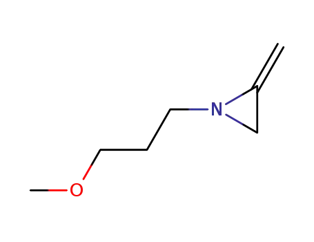 Molecular Structure of 113437-06-2 (Aziridine, 1-(3-methoxypropyl)-2-methylene-)