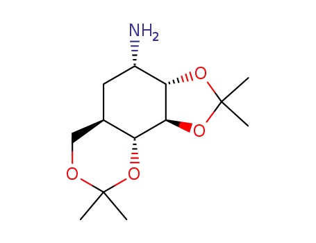 DL-2,3:4,7-di-O-isopropylidene-(1,2,4/3,5)-2,3,4-trihydroxy-5-(hydroxymethyl)cyclohexylamine