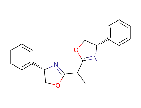 Molecular Structure of 862605-37-6 (Oxazole, 2,2'-ethylidenebis[4,5-dihydro-4-phenyl-, (4S,4'S)-)