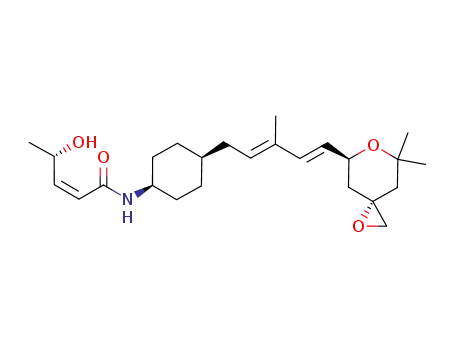 (S,Z)-N-((1s,4s)-4-((2E,4E)-5-((3R,5S)-7,7-dimethyl-1,6-dioxaspiro[2.5]octan-5-yl)-3-methylpenta-2,4-dien-1-yl)cyclohexyl)-4-hydroxypent-2-enamide