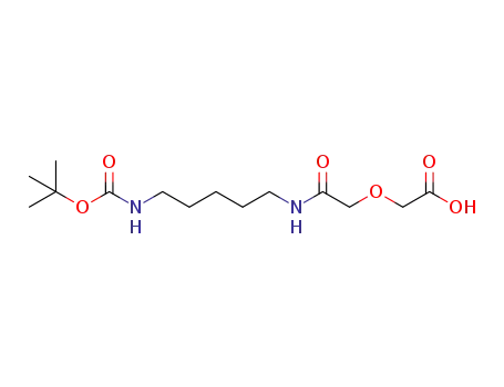 Molecular Structure of 1391035-21-4 (2,2-dimethyl-4,12-dioxo-3,14-dioxa-5,11-diazahexadecan-16-oic acid)