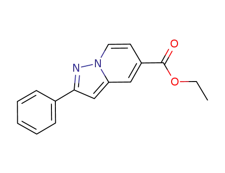 2-phenylpyrazolo[1,5-a]pyridine-5-carboxylic acid ethyl ester
