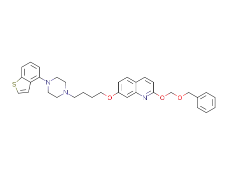 Molecular Structure of 1427044-88-9 (7-[4-(4-benzo[b]thiophene-4-ylpiperazin-1-yl)butoxy]-2-benzyloxymethoxyquinoline)
