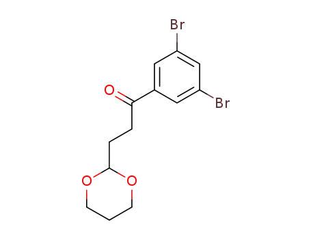 1-(3,5-Dibromphenyl)-3-(1,3-dioxan-2-yl)-1-propanon