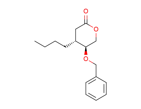 (4R,5S)-5-Benzyloxy-4-butyl-tetrahydro-pyran-2-one