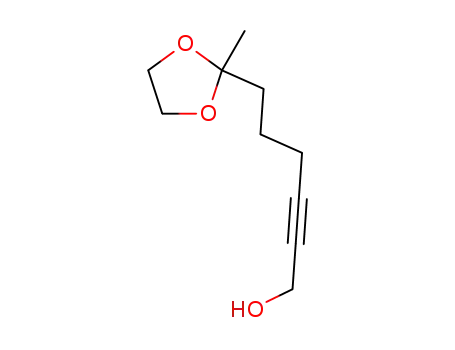 2-methyl-2-(6-hydroxy-4-hexynyl)-1,3-dioxolane