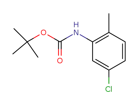 Molecular Structure of 876353-89-8 (tert-butyl (5-chloro-2-methylphenyl)carbamate)