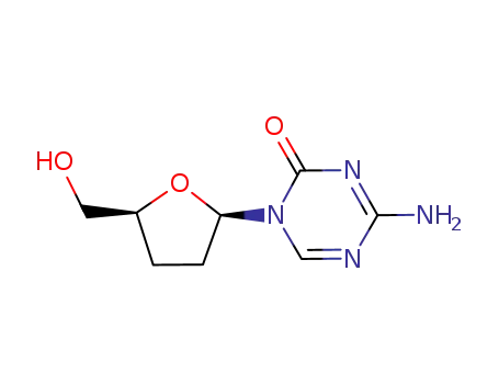 4-amino-1-[(2R,5S)-5-(hydroxymethyl)tetrahydrofuran-2-yl]-1,3,5-triazin-2(1H)-one