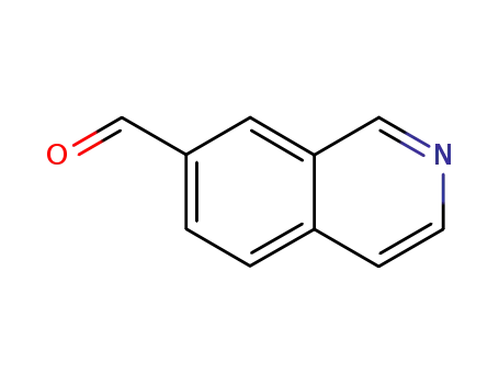 Molecular Structure of 87087-20-5 (7-Isoquinolinecarboxaldehyde (6CI,9CI))