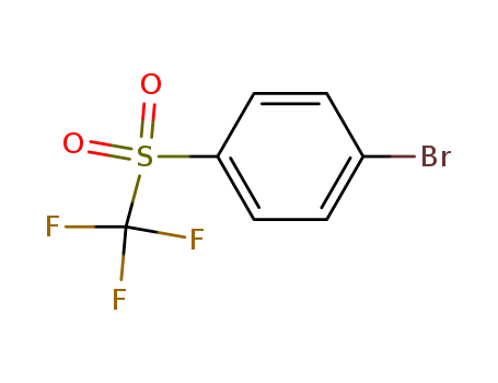 Benzene,1-bromo-4-[(trifluoromethyl)sulfonyl]- cas  312-20-9