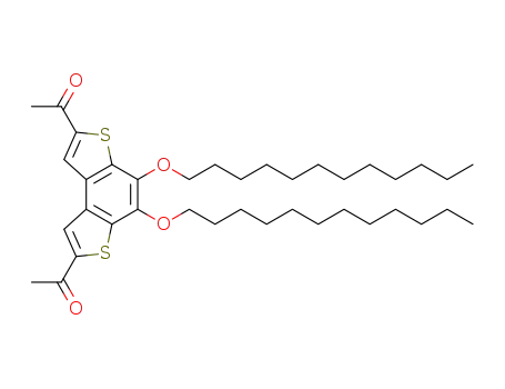 2,7-diacetyl-4,5-didodecyloxybenzo[1,2-b:4,3-b']dithiophene
