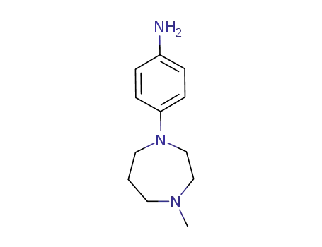 Molecular Structure of 219132-82-8 (4-(4-methyl-1,4-diazepan-1-yl)aniline)