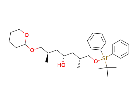 (2R,4R,6R)-1-(tert-Butyl-diphenyl-silanyloxy)-2,6-dimethyl-7-(tetrahydro-pyran-2-yloxy)-heptan-4-ol