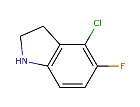 4-CHLORO-5-FLUORO-2,3-DIHYDRO-1H-INDOLE  CAS NO.903551-32-6