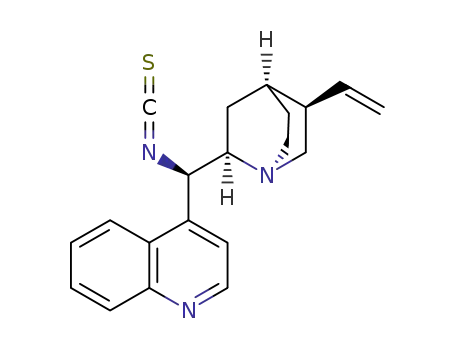 Molecular Structure of 1333118-34-5 ((9R)-9-isothiocyanato-Cinchonan)