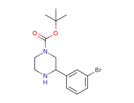 3-(3-브로모-페닐)-피페라진-1-카르복실산 tert-부틸 에스테르