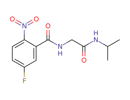5-fluoro-N-[2-(isopropylamino)-2-oxo-ethyl]-2-nitro-benzamide