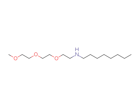 Molecular Structure of 65597-09-3 (1-Octanamine, N-[2-[2-(2-methoxyethoxy)ethoxy]ethyl]-)