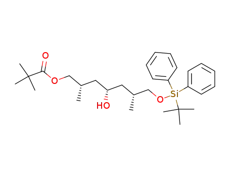 2,2-Dimethyl-propionic acid (2S,4R,6R)-7-(tert-butyl-diphenyl-silanyloxy)-4-hydroxy-2,6-dimethyl-heptyl ester