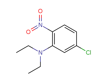 Molecular Structure of 133387-29-8 (<i>N</i>,<i>N</i>-diethyl-5-chloro-2-nitro-aniline)
