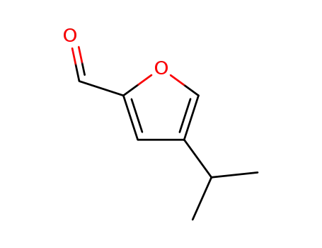 Molecular Structure of 16015-07-9 (4-isopropylfuran-2-carbaldehyde)