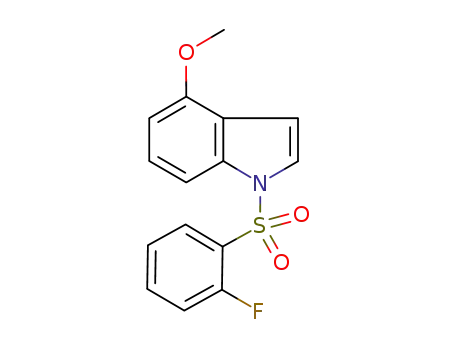 Molecular Structure of 530116-16-6 (C<sub>15</sub>H<sub>12</sub>FNO<sub>3</sub>S)