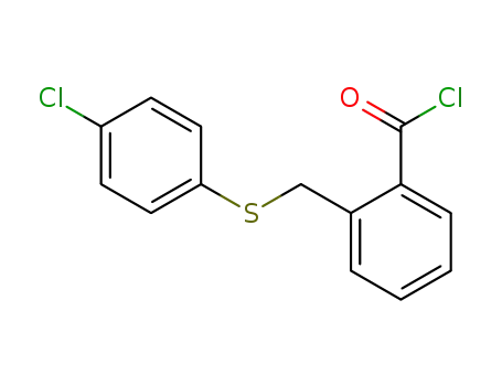 2-<(4-Chlor-phenyl)-mercapto-methyl>-benzoesaeurechlorid
