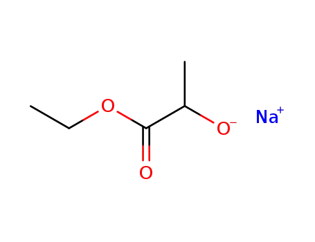 Molecular Structure of 39979-94-7 (Propanoic acid, 2-hydroxy-, ethyl ester, sodium salt)