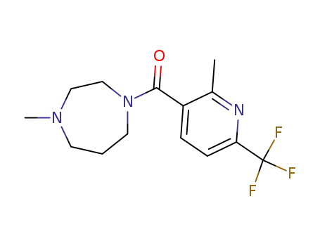1-methyl-4-{[2-methyl-6-(trifluoromethyl)-3-pyridinyl]carbonyl}-1,4-diazepane