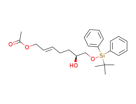 (2S,5E)-7-acetoxy-1-tert-butyldiphenylsiloxy-5-hepten-1-ol