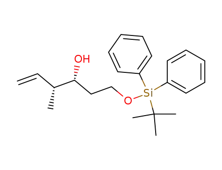 5-Hexen-3-ol, 1-[[(1,1-dimethylethyl)diphenylsilyl]oxy]-4-methyl-,
(3R,4R)-