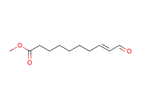 Molecular Structure of 67803-48-9 (8-Decenoic acid, 10-oxo-, methyl ester, (E)-)