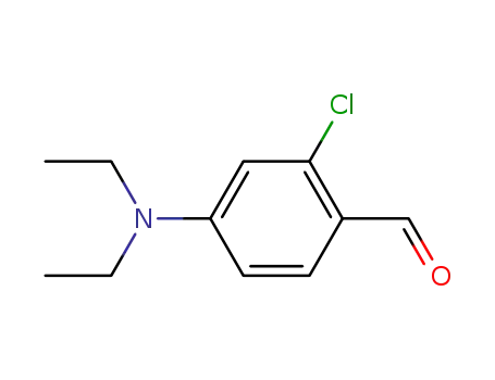Molecular Structure of 1424-67-5 (2-chloro-4-(diethylamino)benzaldehyde)