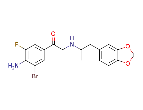 1-(4-Amino-3-bromo-5-fluoro-phenyl)-2-(2-benzo[1,3]dioxol-5-yl-1-methyl-ethylamino)-ethanone