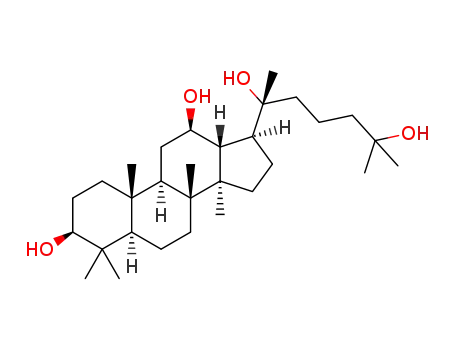 Molecular Structure of 83349-37-5 (25(R)-Hydroxyprotopanaxadiol)