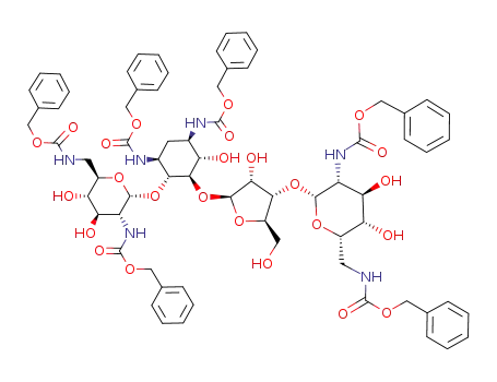 Molecular Structure of 58096-78-9 (Hexa-N-(benzyloxycarbonyl)neomycin B)