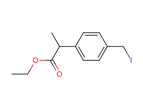 ethyl 2-(4-iodomethylphenyl)propionate