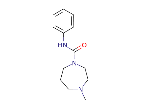 Molecular Structure of 105788-46-3 (4-methyl-hexahydro-[1,4]diazepine-1-carboxylic acid anilide)