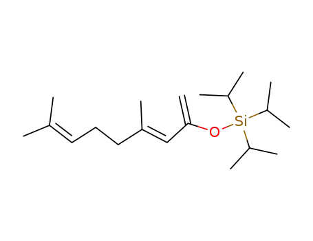 Silane,
[[(2E)-3,7-dimethyl-1-methylene-2,6-octadienyl]oxy]tris(1-methylethyl)-