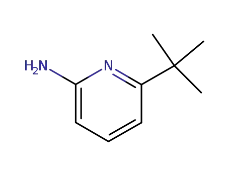 Molecular Structure of 97634-83-8 (2-Pyridinamine,6-(1,1-dimethylethyl)-(9CI))