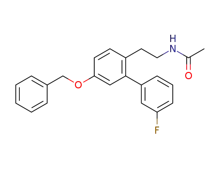 N-(2-(5-(benzyloxy)-3'-fluoro-[1,1'-biphenyl]-2-yl)ethyl)acetamide