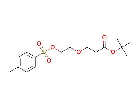 Molecular Structure of 1309666-78-1 (Tos-PEG2-t-butyl ester)