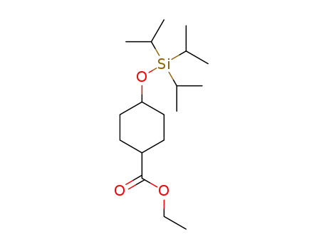Molecular Structure of 1352615-11-2 (ethyl 4-triisopropylsilyloxycyclohexylcarboxylate)