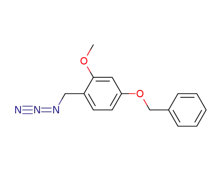 Molecular Structure of 888026-66-2 (1-Azidomethyl-4-benzyloxy-2-methoxy-benzene)