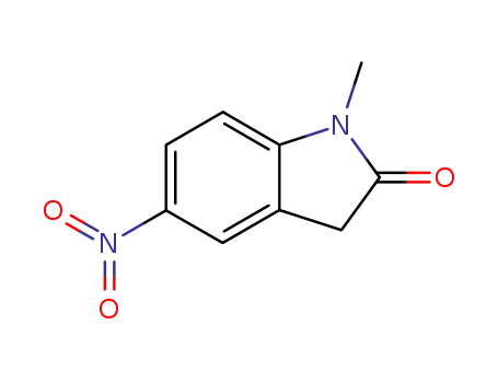 Molecular Structure of 20870-89-7 (1-methyl-5-nitroindolin-2-one)