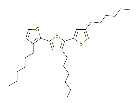 Molecular Structure of 154717-19-8 (2,2':5',2''-Terthiophene, 3',3'',4-trihexyl-)